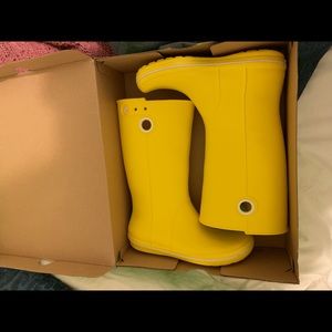 Crocs rain boots